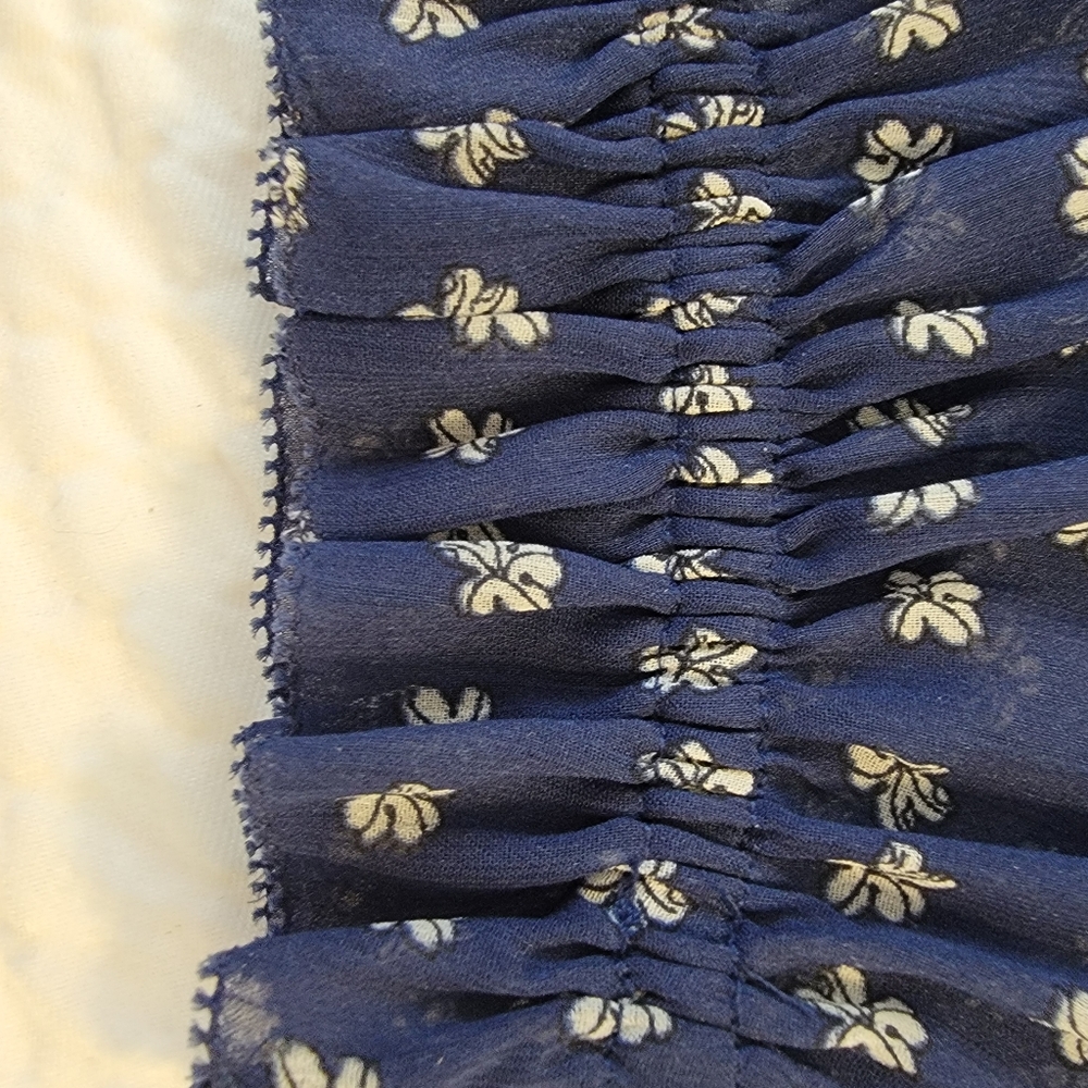 Talbots Blue Long Sleeve Blouse Sz 1X - Picture 6 of 10